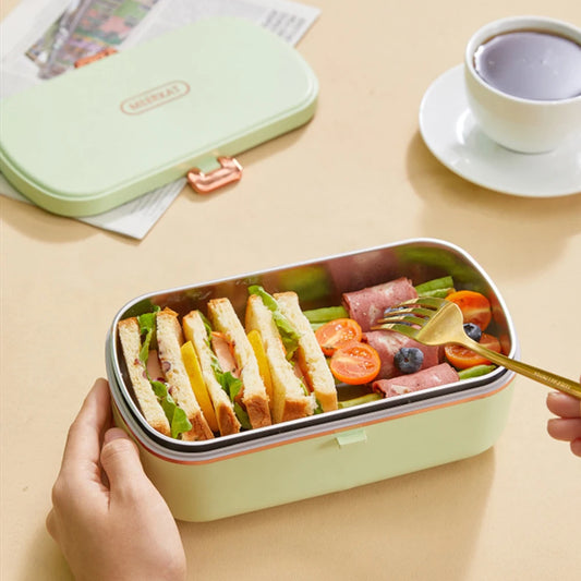 , Portable Electric Lunch Boxes Box Stainless Steel Food Warmer